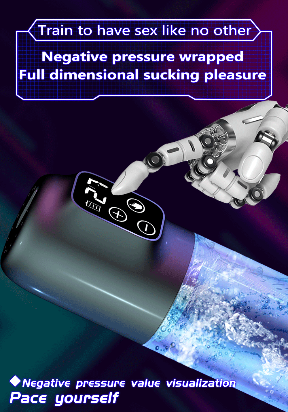 Penis water pump in action